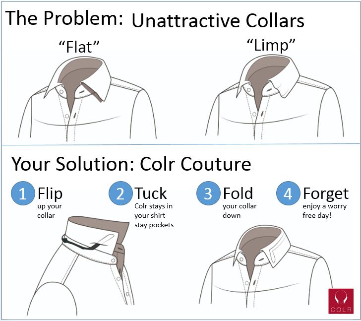 How To Wear Collar Stays  Collar Stay Guide – The Dark Knot